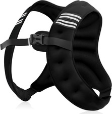 Weighted Vest Men or Women - 5/10/15/20/25/30Lbs Weights with Reflective Stripe,