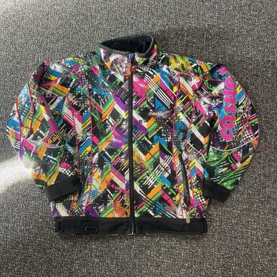Women's Castle X Medium Snowmobile Jacket Aop Winter Insulated Coat Air Guard