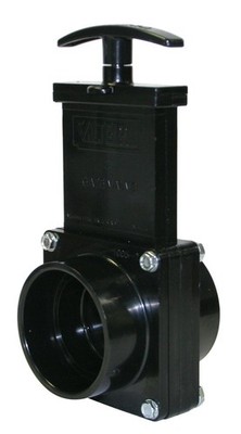 Valterra 7201 ABS Gate Valve, Black, 2 Slip
