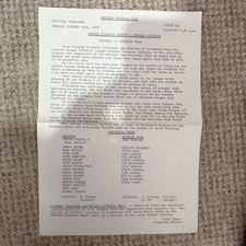 ENFIELD v HITCHEN TOWN  BERGER ISTHMIAN LEAGUE  1978 - 79  ONE PAGE SPECIAL