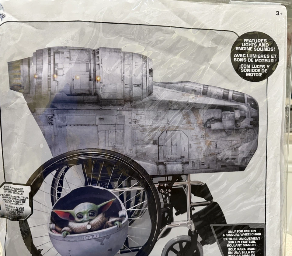 Envoltura para silla de ruedas Star Wars - The Mandalorian Disney NUEVO Disfraz de Halloween Juegos con disfraces Foto 4 de 4