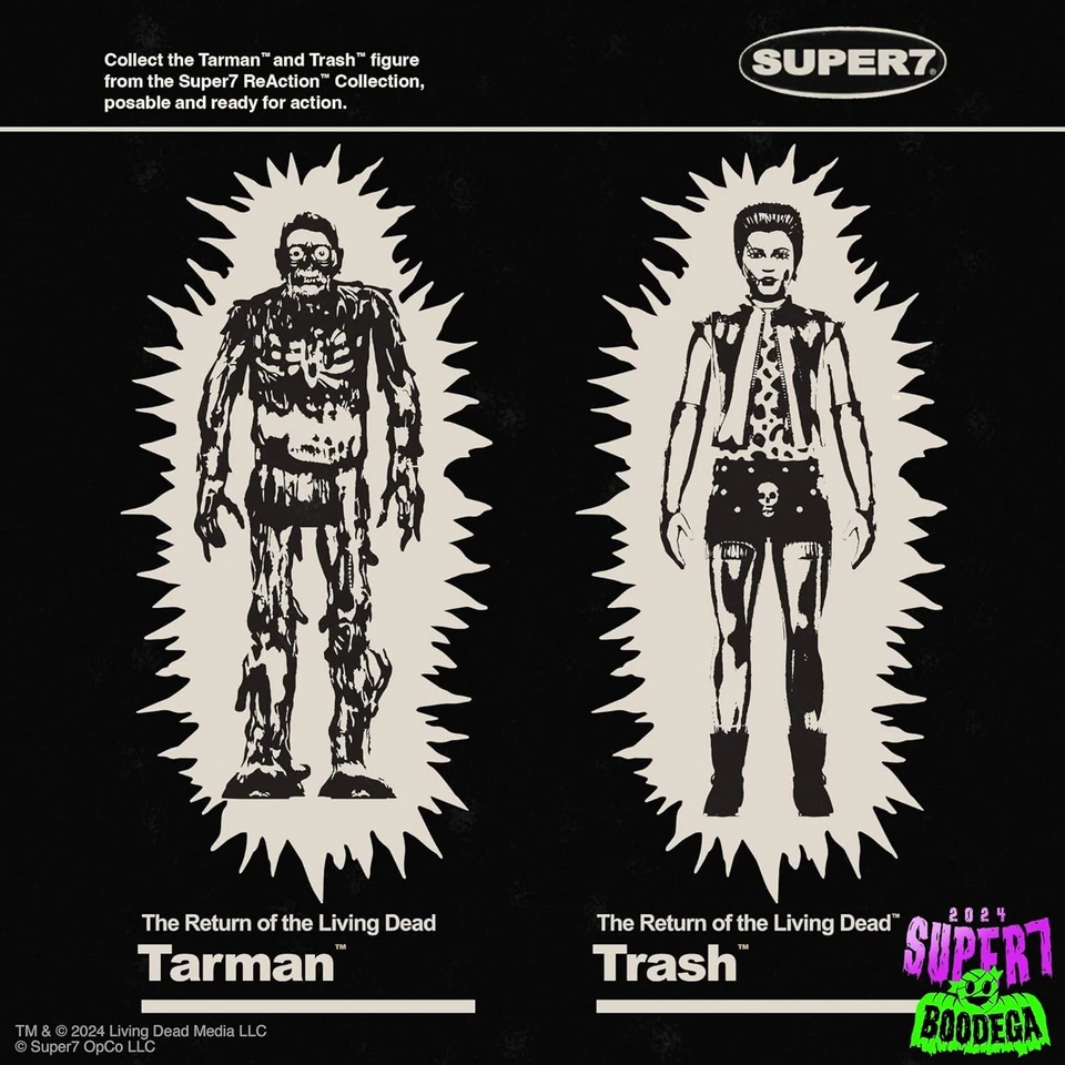 Figuras de reacción Super7 Return of the Living Dead Wave 04 - Basura (Monster Glow) Foto 3 de 4