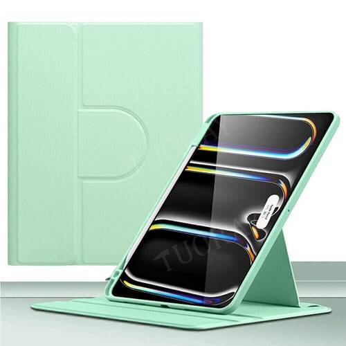 360 Rotate Leather Stand Case Cover For iPad 7/8/9th 10th Gen Air 4 5 6 Pro 11 - Picture 7 of 29