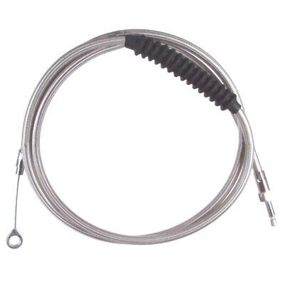 HCC-660170-FLSTF06 4 Clutch Cable for 2000-2006 Harley-Davidson Softail Fatboy models Hill Country Customs Stainless Braided 