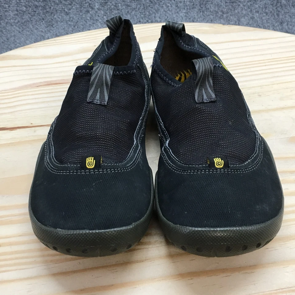 Zapatos sin cordones Teva para hombre 7 Nilch atléticos deportes acuáticos 4300 negros de malla planos Foto 4 de 4