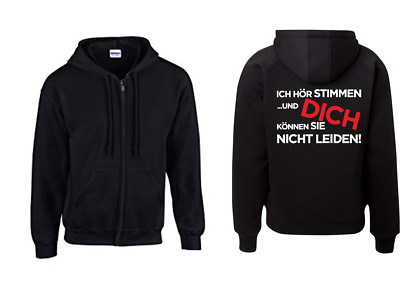 Kapuzenjacke - Ich hör stimmen ( Sprüche / Lustig / Fun / Spaß )