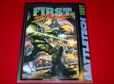 FASA Corporation : First Strike - A Battletech Game Supplement #1697