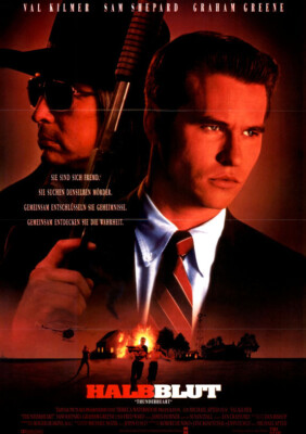 Halbblut ORIGINAL A0 Kinoplakat Val Kilmer / Sam Shepard / G. Greene / Fred Ward