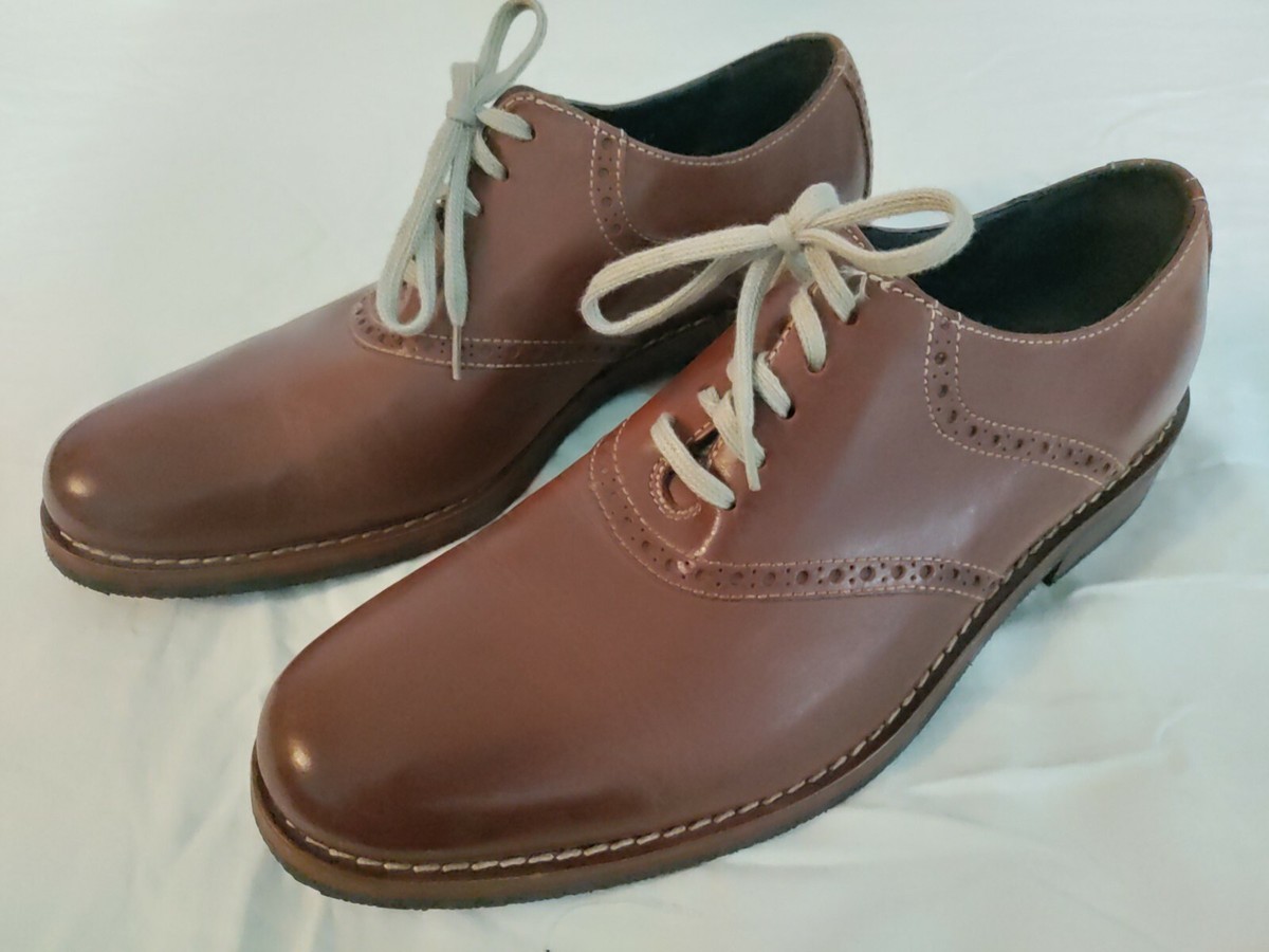 COLE Haan Leather Round Toe Oxford Dress Shoes Cole Haan Mens Goto Plain Toe OX Leather Round Toe Oxfords  main image 2