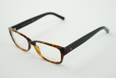 POLO RL 6117 5017 53-16 145 Ralph Lauren Pink Black Tortoise Eye Glasses