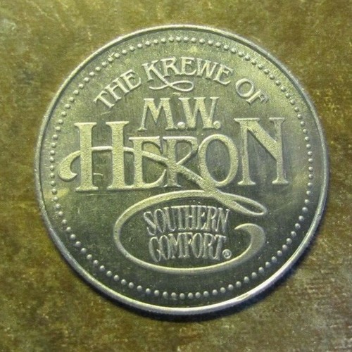 Southern Comfort. Whisky Werbemedaille. Die Krewe von M.W. Reiher