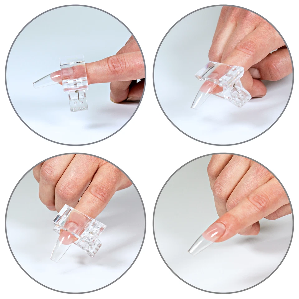 240x Press On Nails Tips Ballerina Almond Stiletto UV LED Gel Acryl Fullcover - Bild 2 von 4