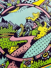 Isle Of Wight 1970 Festival Poster 2nd Printing Jimi Hendrix The DOORS CHICAGO 1