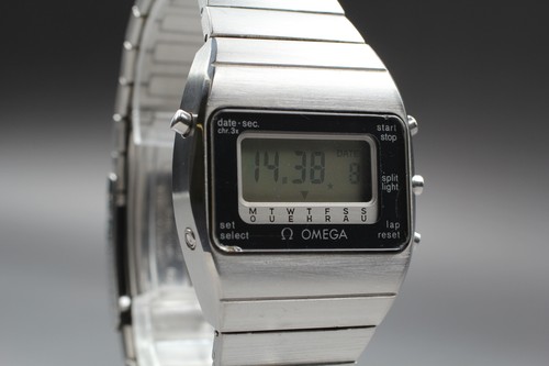 Omega 196.0052 Digital LCD Quartz Cal.1620 – 1970s Rare Working Watch
