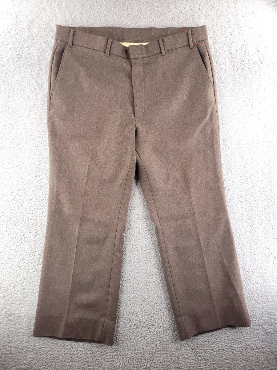 Vintage Levis Action Slacks Dress Pants Mens 37x29 Brown Vintage Levis Action Slacks Dress Pants Mens 37x29 Brown