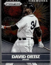 2015 Panini Prizm #9 David Ortiz Fireworks Prizms Nm/M