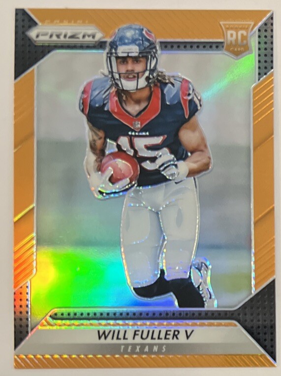 Will Fuller V 2016 Panini Prizm Orange Prizm RC #’D /299 #268 Texans ESE