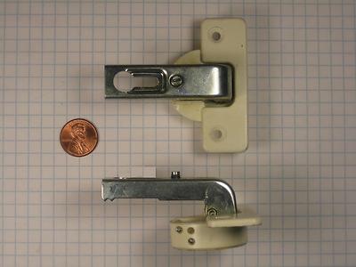 SALICE #C847-WHITE  BLIND CORNER CONCEALED HINGE, 35mm DIAMETER, SELF-CLOSING