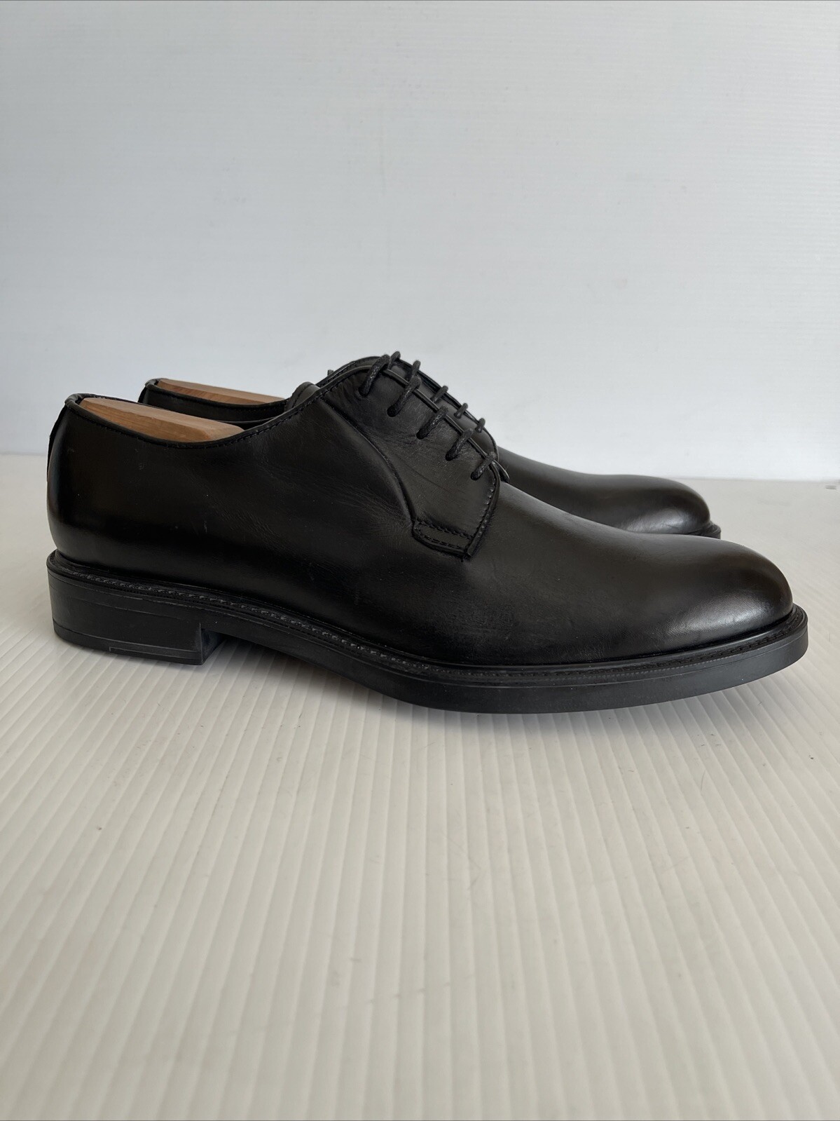 SAOLA To Boot New York Fiano Plain Toe Derby Nero 11 US (N26)
