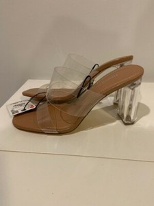 zara vinyl sandals with methacrylate heel