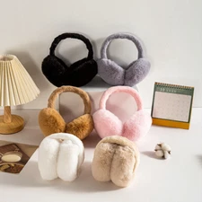 Ear Muffs Fur Earwarmer Winter Ear Warmer For Mens womens Children Winter Behind