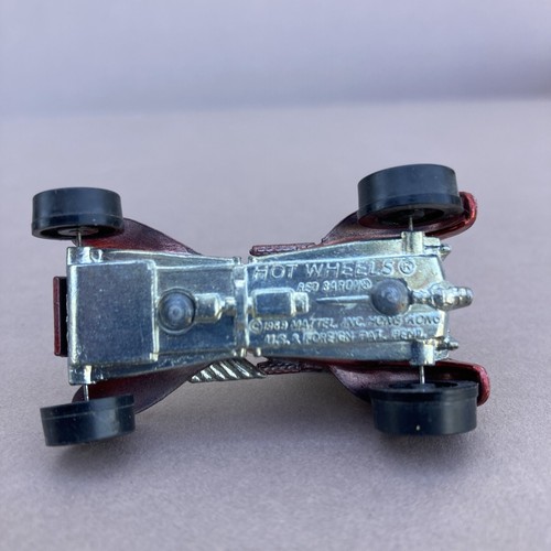 Hot Wheels Redlines 1969 Red Baron - Power Pad ottimo - Foto 7 di 8