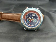 Années 1970 très rare Vintage Tegrov par Sorna par Sicura Chrono GMT world...