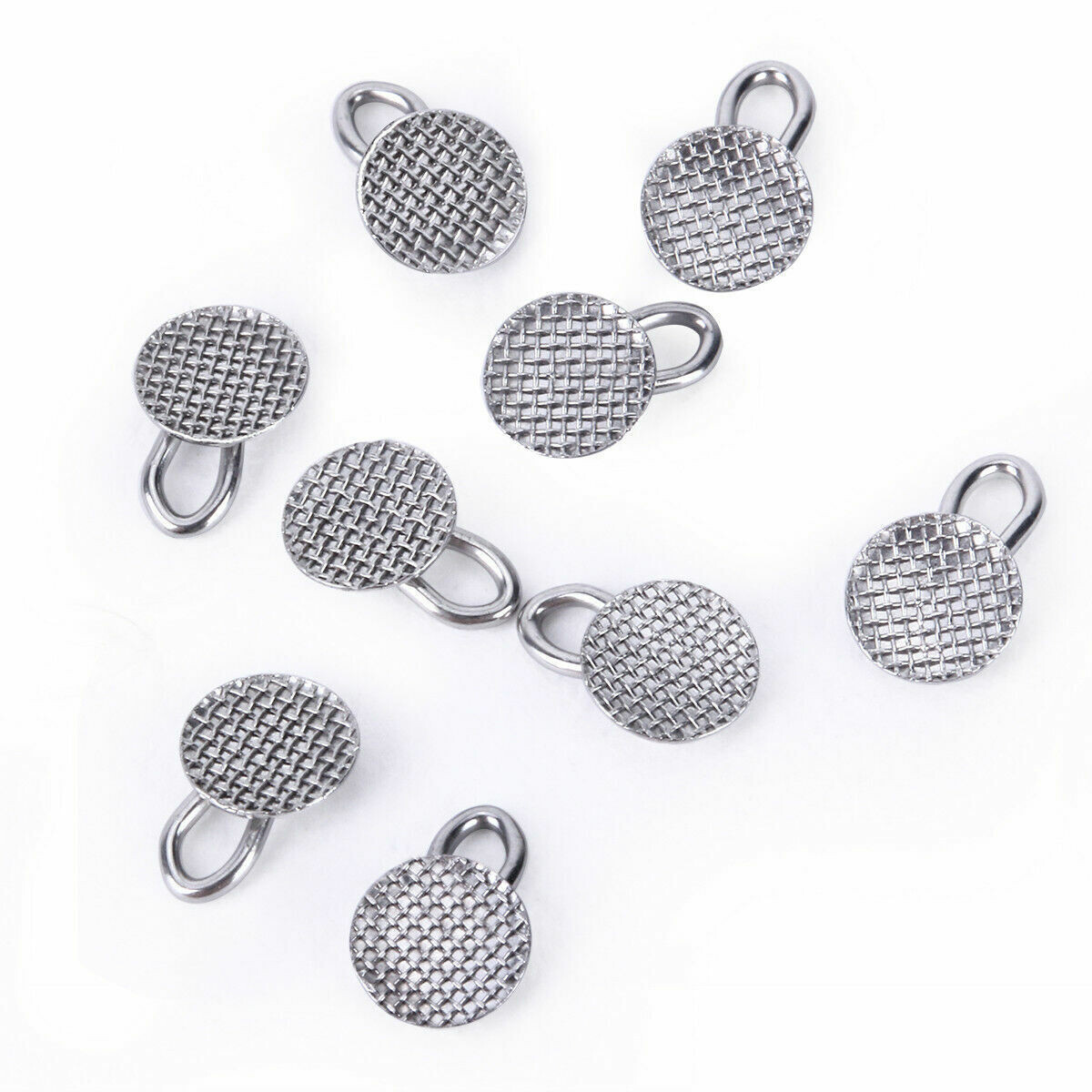 30 Pcs Dental Orthodontic Traction Hook Bondable 3mm Round Type Caplin