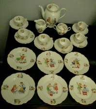 Vintage Seltmann Bavaria German - 21 Piece Toy Child Children's Tea Set Complete