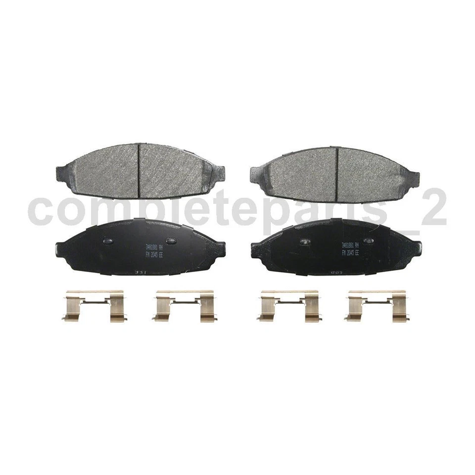 Juego de 2 pastillas de freno delanteras traseras para Mercury Marauder 4,6 L Foto 4 de 4