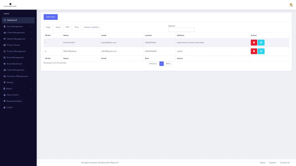 *Autoalojado* Software de empresa de gestión de garaje y tienda  Foto 2 de 4