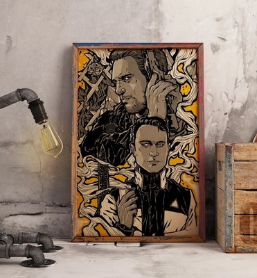 Detroit Become Human Poster, Connor, Kara Wall Art2