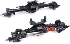 Aluminum Front / Rear Portal Axles Set For 1/10 Axial Scx10 Ii 90046 90047 Rc Cr