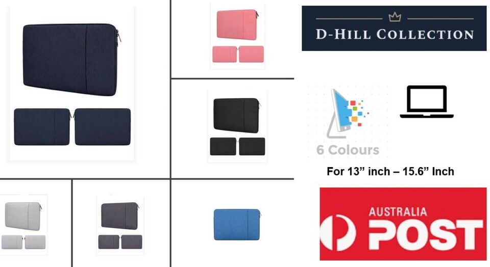 Dell/Lenovo Case Bag Pouch Sleeve Cover for Any 13",14"/14.6"/15"/15.6" inch