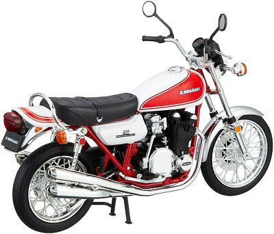 Rare Aoshima 1:12 Motorcycle Diecast Model Kawasaki 750RS