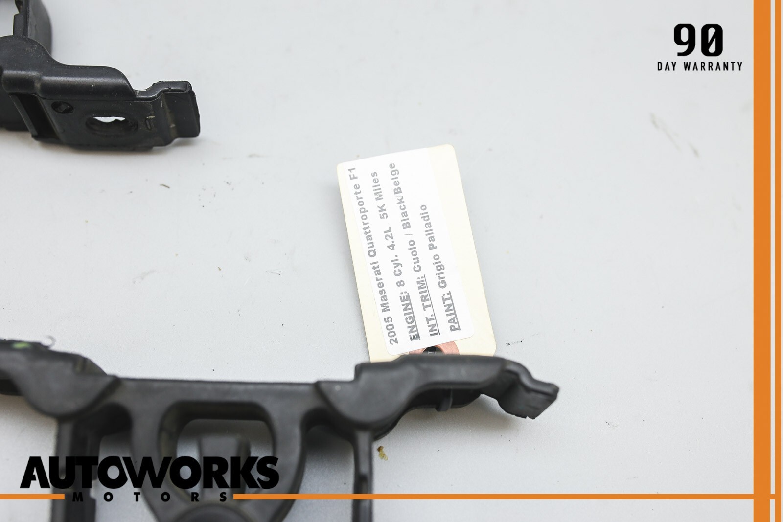 05-08 Maserati Quattroporte M139 Exhaust Hanger Rubber Mount Bracket Set OEM
