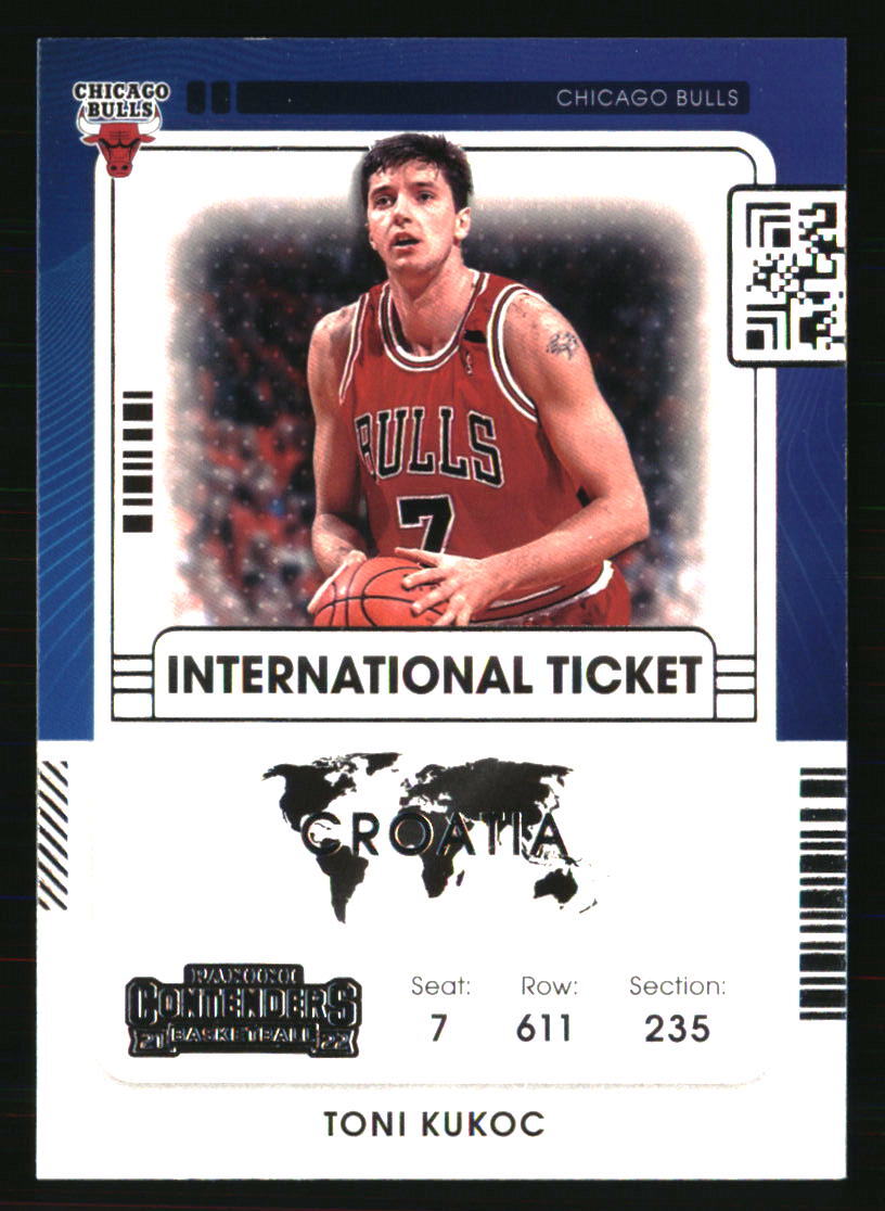 Toni Kukoc 2021-22 Panini Contenders #18 NBA Basketball Trading Card