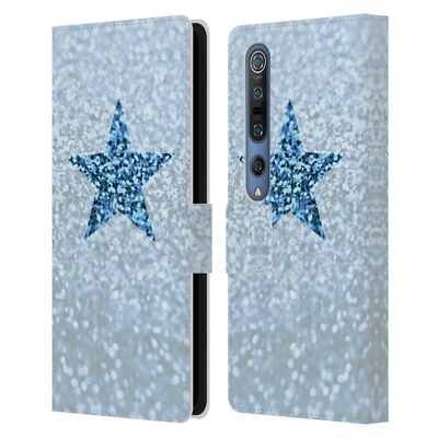 OFFICIAL MONIKA STRIGEL GLITTER STAR PASTEL LEATHER BOOK CASE FOR XIAOMI PHONES