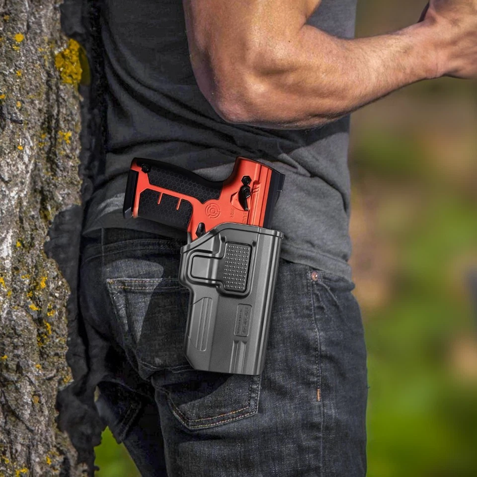 Funda Tactical Scorpion Gear Polymer Paddle Nivel II se adapta a Byrna SD, LE y XL Foto 4 de 4