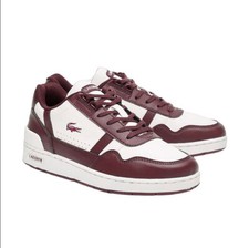 LACOSTE MAROON RED KIDS SHOE T-CLIP 223 4 7-46SUC00102G1