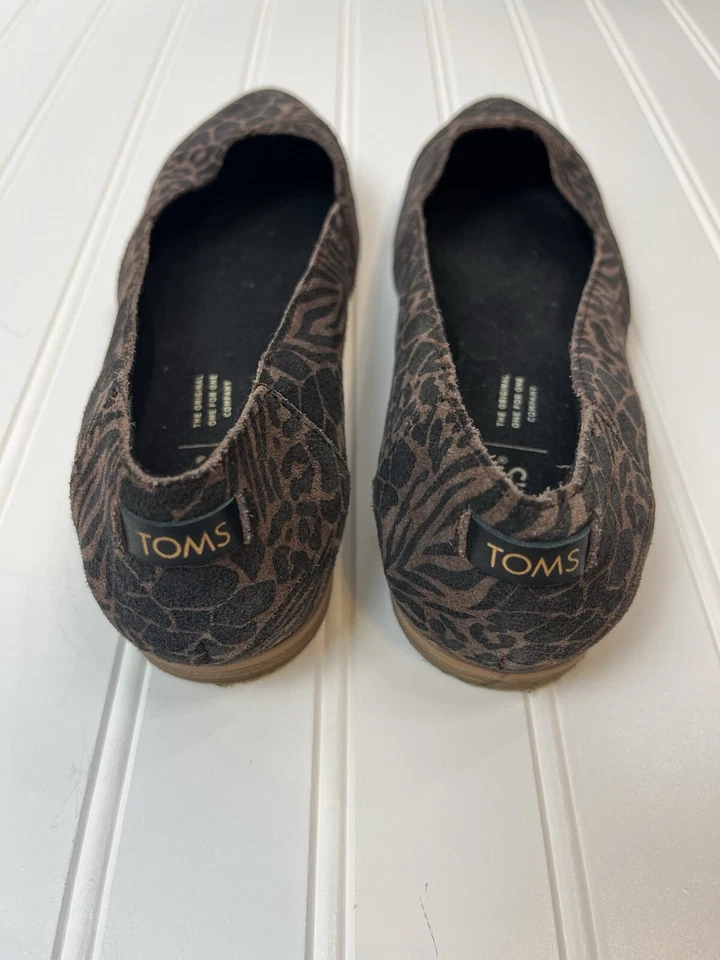Туфли на плоской подошве женские Toms W 7,5 Julie 10016375 Mustang коричневые гибридные животные миндаль - Изображение 4 из 4