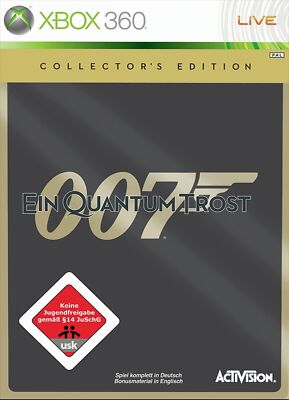 James Bond 007: Ein Quantum Trost - Das Spiel - Collector's Ed XBOX360 Neu & OVP