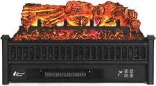 Eternal Flame EF23-PB Electric Fireplace Logs 23" Remote Control Fireplace Inser