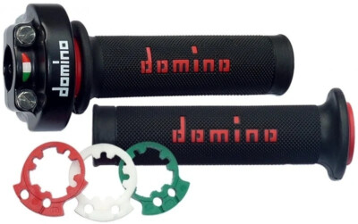   Domino XM2 Quick Action Gasgriff mit Griffen Rennbahn Fahrrad Streetfighter 