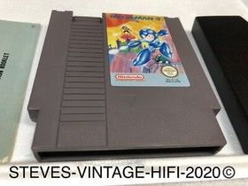 Mega Man 4 NES CARTRIDGE + MANUAL UK PAL ULTRA RARE (NES-4V-UKV) NEAR MINT L@@K!