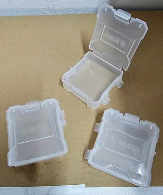 3x BOSCH Pick and Click Bitbox (leer) für loose Bits Impact Kassette Leerbox