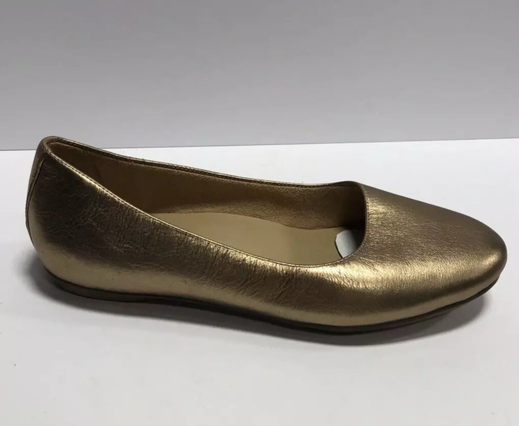 Naturalizer Maxwell Womens Flat Light Gold Size 8.5W eBay