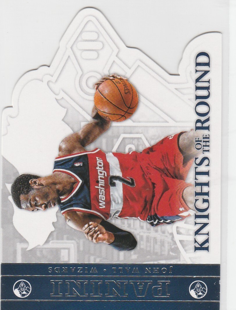 JOHN WALL 2012-13 PANINI KNIGHTS OF THE ROUND #9 DIE CUT SSP CASE HIT