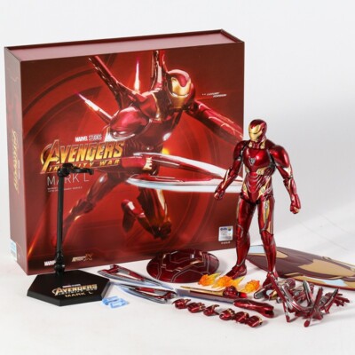 Actionfigur Marvel Iron Man Mark L MK50 10th Anniversary Series Luxury ZD Toys