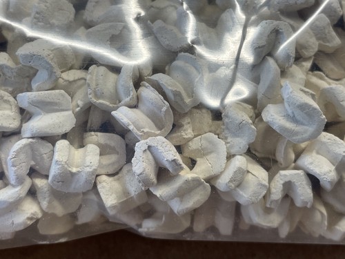 ChemGlass 8 mm Ceramic Berl Saddles, Column Packing Distillation CG-1284